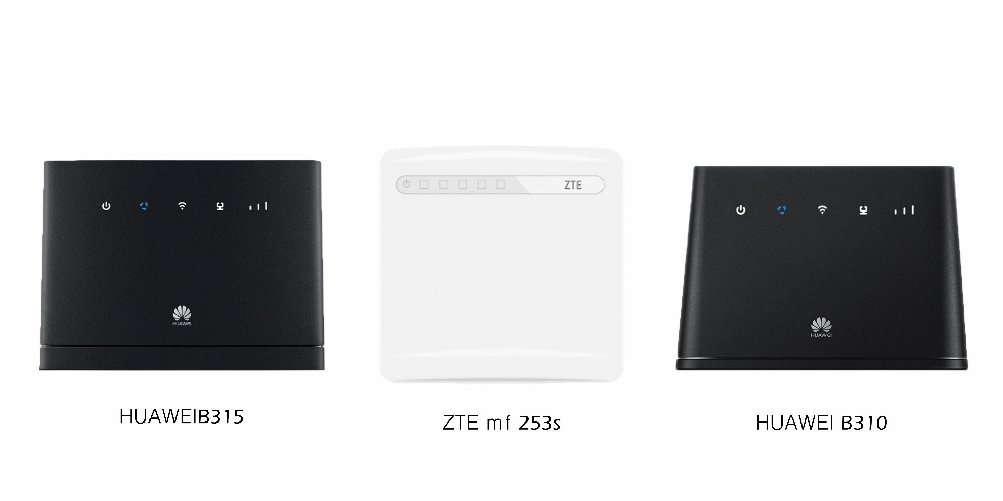 مقایسه مودم های HUAWEI LTE CPE B315/ HUAWEI CPE B310/ ZTE mf253s