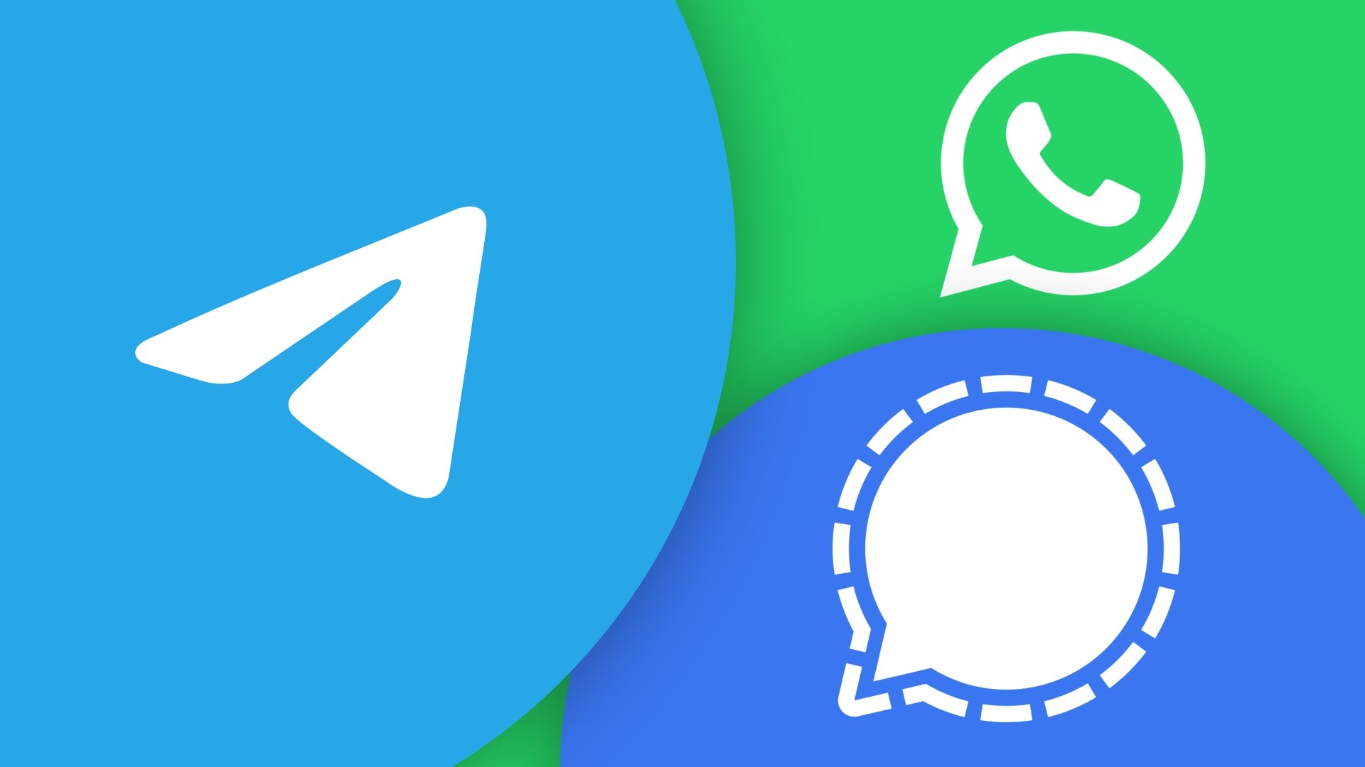 مقایسه پیامرسان های واتس اپ سیگنال و تلگرام