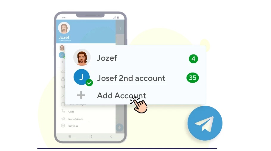 ایجاد چند اکانت تلگرام روی یک دستگاه IDH